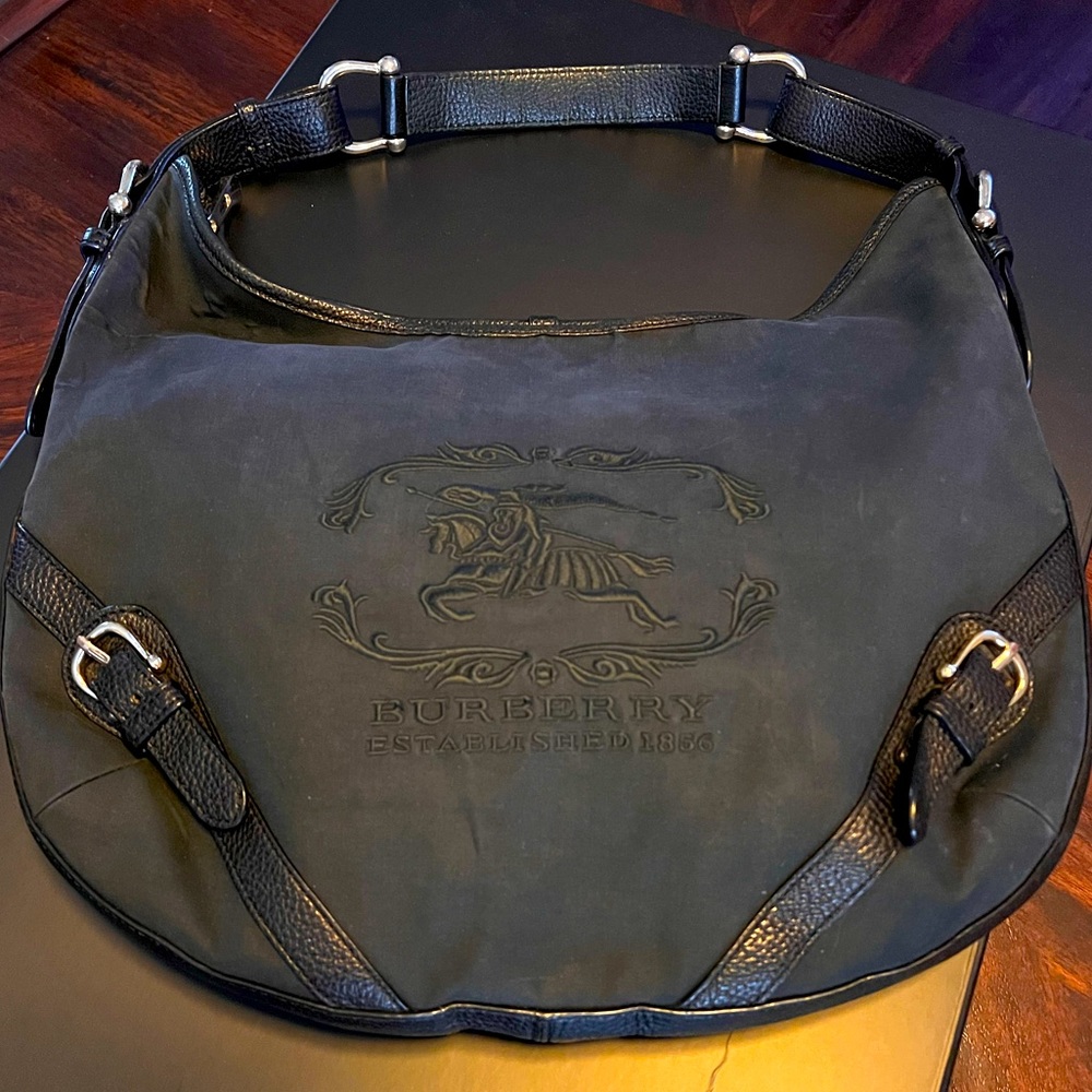 Authentic Burberry hobo shoulder bag